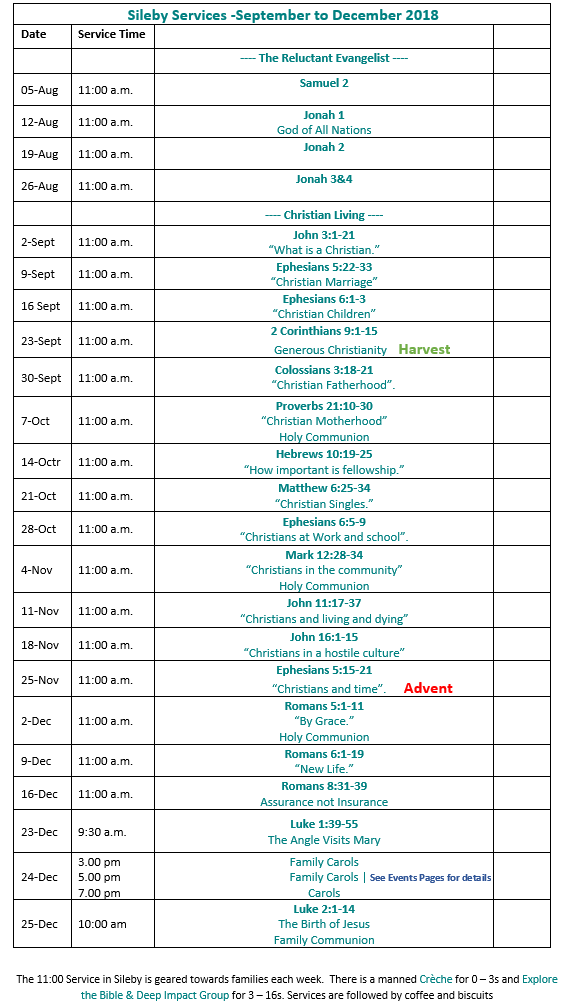 Seagrave Services Sept_Dec 18 Seagrave Services Sept to Dec 18