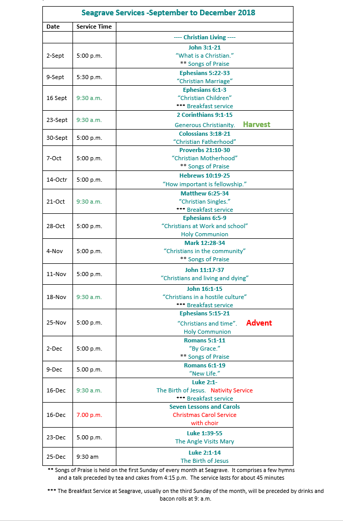 Seagrave Service final Seagrave Services Sept to Dec 2018