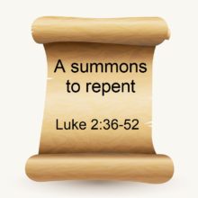 A summons to repent